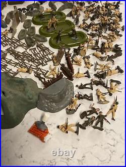 Marx Miniatures Lot Sands of Iwo Jima Incomplete Parts Soldiers Mt Suribachi