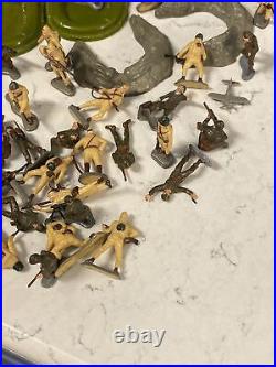 Marx Miniatures Lot Sands of Iwo Jima Incomplete Parts Soldiers Mt Suribachi