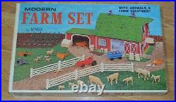 Marx Modern Farm Set Rare Sealed # 3933
