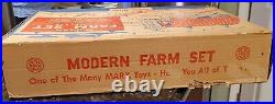 Marx Modern Farm Set Series 1000 Playset Tractor Animals People #3941 INCOMPLETE