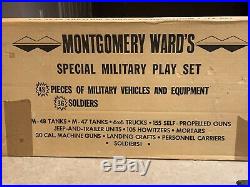 Marx Montgomery Wards Battleground Special Military Play Set Box#48-2734