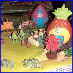 Marx Munchieville Plantation Playset Fruit Trolls Village withBox & Mat 1968 RARE