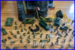 Marx Navarone Military Playset Army Men Vehicles Tanks Half Tracks Landing Craft