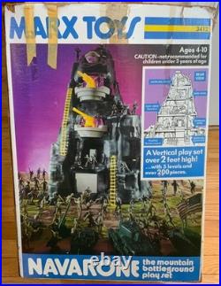 Marx Navarone Military Playset Army Men Vehicles Tanks Half Tracks Landing Craft