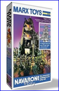 Marx Navarone Mountain Battleground Play Set Box