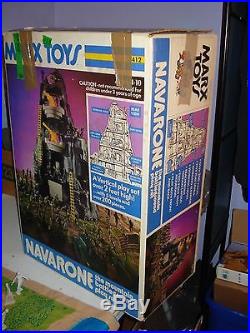 Marx Navarone Playset # 3412 with box & playmat NEAR COMPLETE very Nice