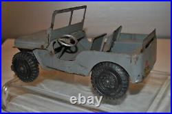 Marx NellyBelle Willys Jeep (car Truck) Pressed Metal