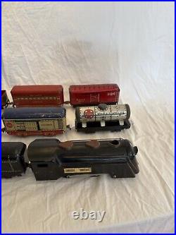 Marx O Gauge Vanderbilt Engine with Cars