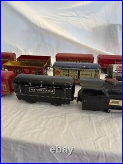 Marx O Gauge Vanderbilt Engine with Cars