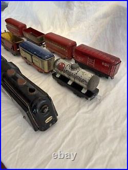 Marx O Gauge Vanderbilt Engine with Cars