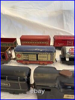 Marx O Gauge Vanderbilt Engine with Cars