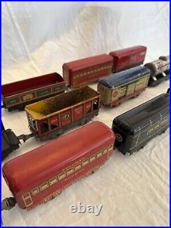 Marx O Gauge Vanderbilt Engine with Cars