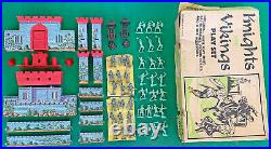 Marx ORIGINAL 4743MO Knights and Vikings Play Set 1972 contents ex, box fair