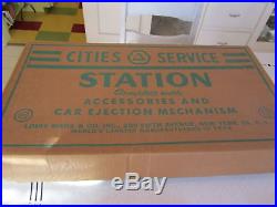Marx Old Toy Store Cities Service Tin Litho Service Gas Station Mib Very Rare