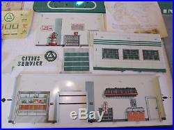 Marx Old Toy Store Cities Service Tin Litho Service Gas Station Mib Very Rare