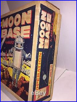 Marx Operation Moon Base 4654 1960's Space Toy Play Set Lots Of Parts