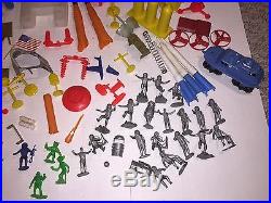 Marx Operation Moon Base 4654 1960's Space Toy Play Set Lots Of Parts