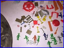 Marx Operation Moon Base 4654 1960's Space Toy Play Set Lots Of Parts