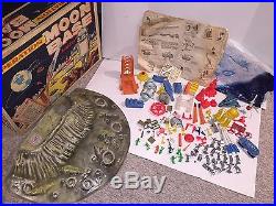 Marx Operation Moon Base 4654 1960's Space Toy Play Set Lots Of Parts