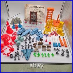Marx Operation Moon Base Assorted Playset Lot Used NO BASE INCLUDED plastic