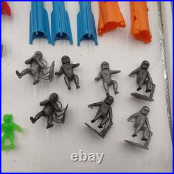 Marx Operation Moon Base Assorted Playset Lot Used NO BASE INCLUDED plastic