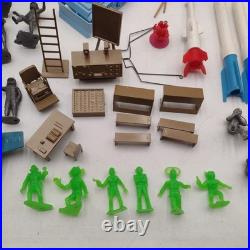 Marx Operation Moon Base Assorted Playset Lot Used NO BASE INCLUDED plastic