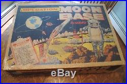 Marx Operation Moonbase Play Set Almost complete in Box