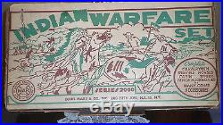 Marx Orig. RARE Indian Warfare play set #4778 Excellent to NM