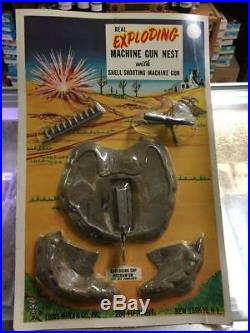 Marx P-1300 Real Exploding Machine Gun Nest With Shooting Machine Gun Mint In Pa