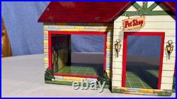Marx Pet Shop Play Set Tin Building Just Tin Read Below