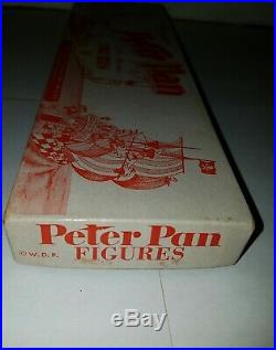 Marx Peter Pan Realistic Miniature Figures Playset RARE MINT GORGEOUS BOX