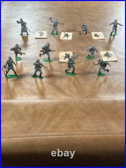 Marx Plastic Warriors of the World WWI Germans 3rd Series Boxes, Cards Lot of 11 Marx Plastic Warriors of the World WWI Germans 3rd Series Boxes, Cards Lot of 11