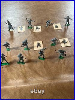Marx Plastic Warriors of the World WWI Germans 3rd Series Boxes, Cards Lot of 11 Marx Plastic Warriors of the World WWI Germans 3rd Series Boxes, Cards Lot of 11