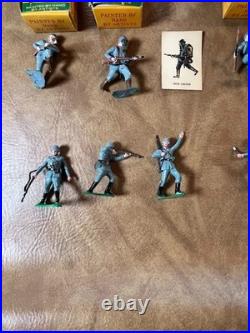 Marx Plastic Warriors of the World WWI Germans 3rd Series Boxes, Cards Lot of 11 Marx Plastic Warriors of the World WWI Germans 3rd Series Boxes, Cards Lot of 11