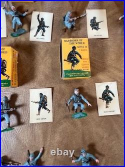 Marx Plastic Warriors of the World WWI Germans 3rd Series Boxes, Cards Lot of 11 Marx Plastic Warriors of the World WWI Germans 3rd Series Boxes, Cards Lot of 11