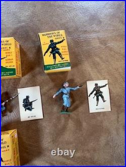 Marx Plastic Warriors of the World WWI Germans 3rd Series Boxes, Cards Lot of 11 Marx Plastic Warriors of the World WWI Germans 3rd Series Boxes, Cards Lot of 11