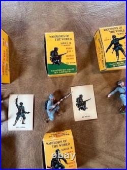 Marx Plastic Warriors of the World WWI Germans 3rd Series Boxes, Cards Lot of 11 Marx Plastic Warriors of the World WWI Germans 3rd Series Boxes, Cards Lot of 11