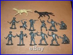 Marx Play Set Rin Tin Tin Fort Apache 94 Pieces In Good Box