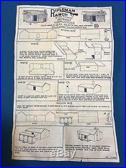 Marx Playset 1959 THE RIFLEMAN RANCH #3997-98