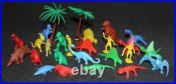 Marx Playset 1970s Dinosaur Prehistoric Scenes MPC Colorful