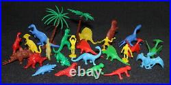 Marx Playset 1970s Dinosaur Prehistoric Scenes MPC Colorful