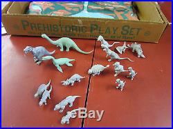 Marx Prehistoric Dinosaur Playset #3389 Series 500 Brown Box-WOW