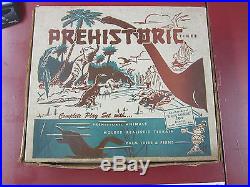 Marx Prehistoric Dinosaur Playset unnumbered #3388 square box series