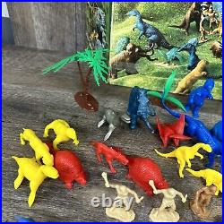 Marx Prehistoric Dinosaur Set Incomplete, Multiple Time Periods, Extra Figures