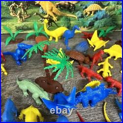 Marx Prehistoric Dinosaur Set Incomplete, Multiple Time Periods, Extra Figures