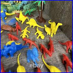 Marx Prehistoric Dinosaur Set Incomplete, Multiple Time Periods, Extra Figures