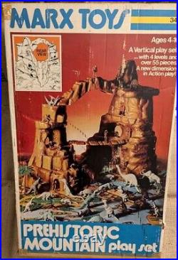 Marx Prehistoric Mountain Playset #3414 All Original Parts