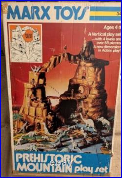 Marx Prehistoric Mountain Playset #3414 All Original Parts