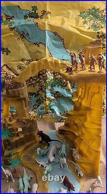 Marx Prehistoric Mountain Playset #3414 All Original Parts