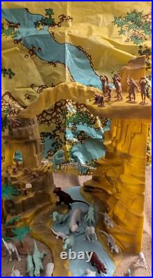 Marx Prehistoric Mountain Playset #3414 All Original Parts